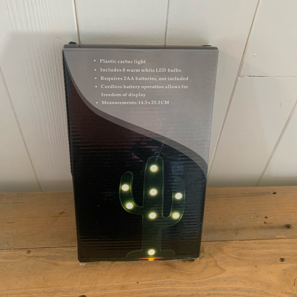 LED Cactus Light Decor 🌵 NIB! - Picture 3 of 3